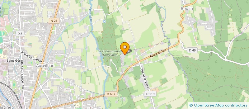 localisation de l'entreprise SCI JAAIE  SARROUILLES