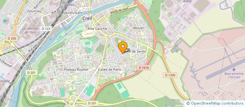 localisation de l'entreprise SCI JAAL  LA CHAPELLE-EN-SERVAL