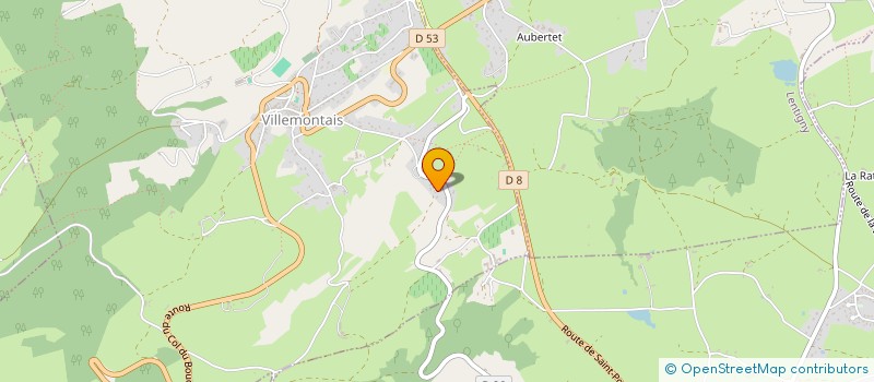 localisation de l'entreprise SCI JAAL  VILLEMONTAIS