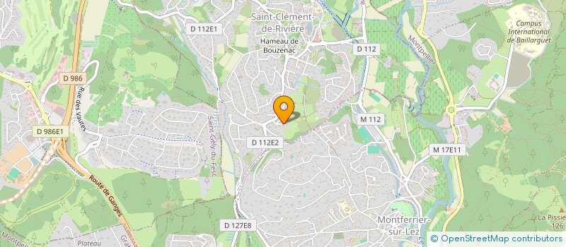 localisation de l'entreprise SCI JAAL  SAINT-CLEMENT-DE-RIVIERE