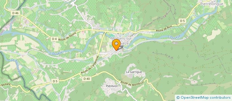 localisation de l'entreprise SCI JAAM  MOLLANS-SUR-OUVEZE