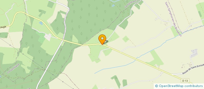 localisation de l'entreprise SCI JAB à SAINT-SYMPHORIEN-DES-BRUYERES