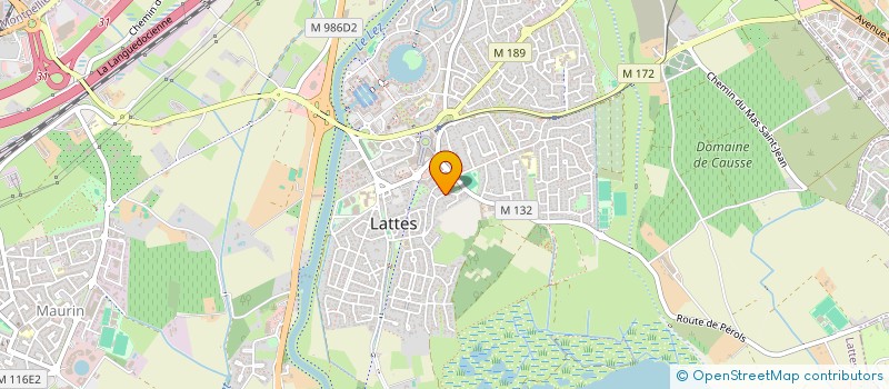 localisation de l'entreprise SCI JAB INVEST à LATTES