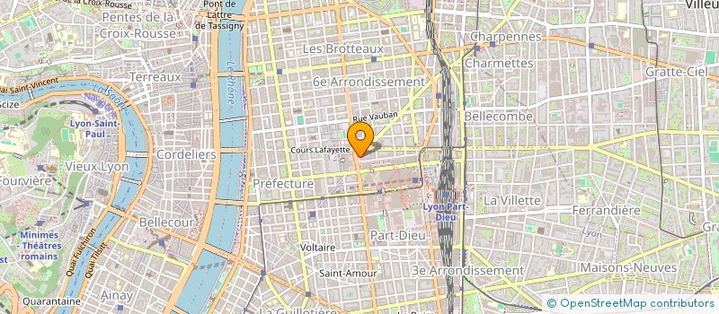 localisation de l'entreprise SCI JABA  LYON