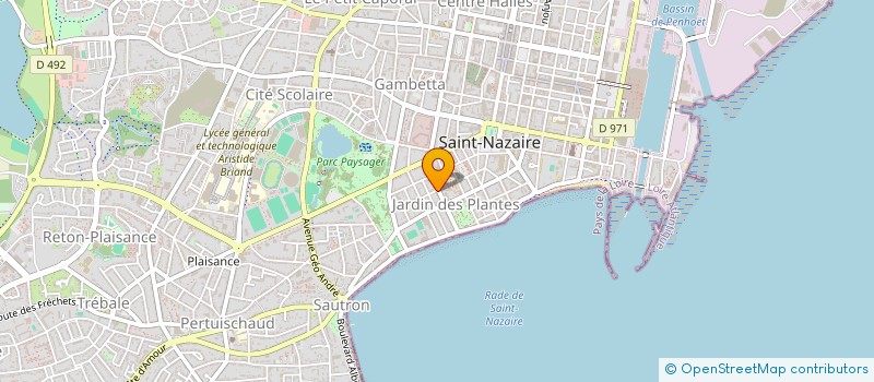 localisation de l'entreprise SCI JABA  SAINT-NAZAIRE