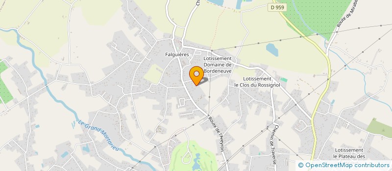 localisation de l'entreprise SCI JABAR  MONTAUBAN