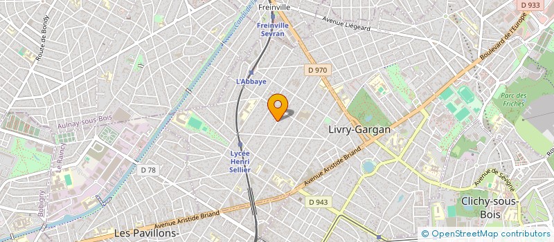 localisation de l'entreprise SCI JABAULLE à LIVRY-GARGAN