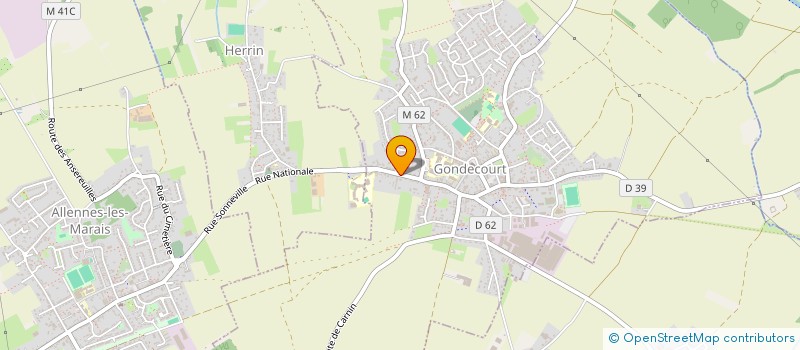 localisation de l'entreprise SCI JABEL  GONDECOURT