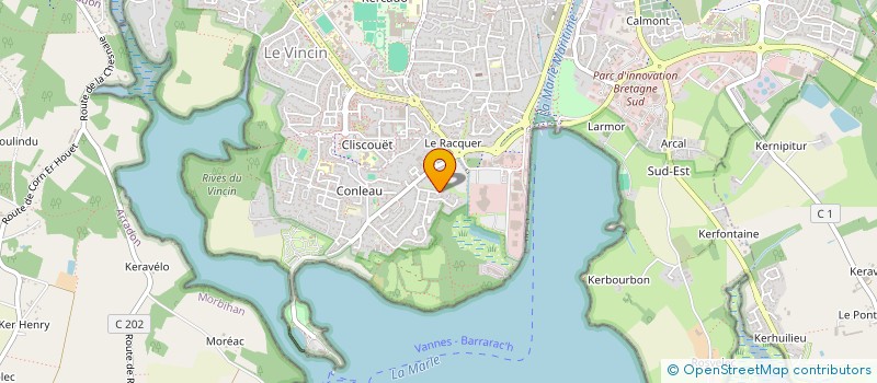 localisation de l'entreprise SCI JABER à VANNES