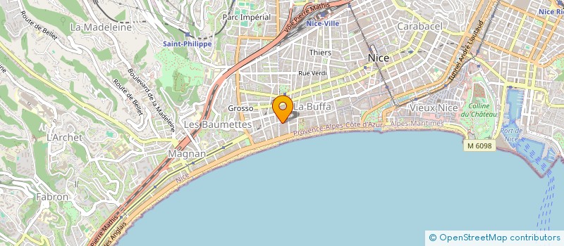 localisation de l'entreprise SCI JABER 6583 à NICE