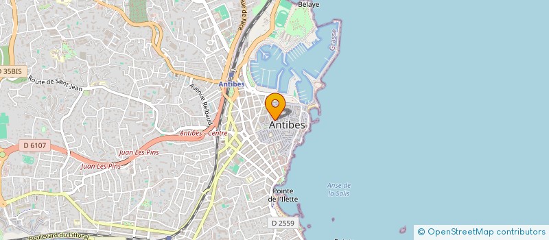 localisation de l'entreprise SCI JABERT à ANTIBES