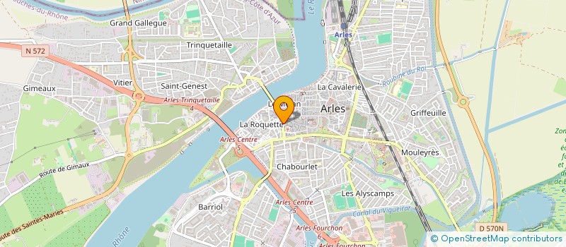 localisation de l'entreprise SCI JABEXA  ARLES