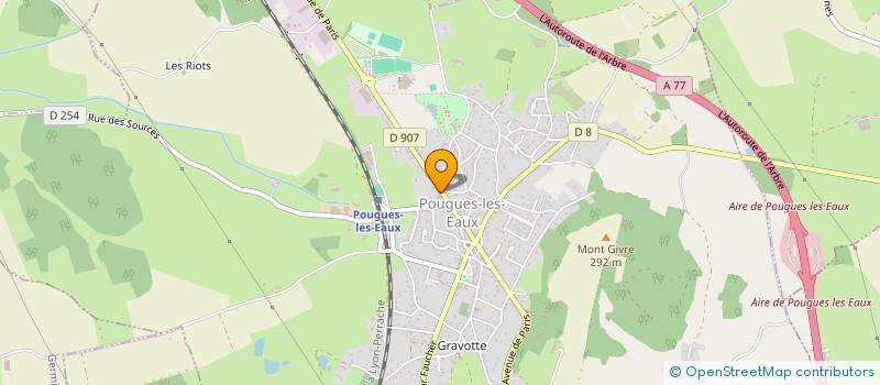 localisation de l'entreprise SCI JABI  POUGUES-LES-EAUX