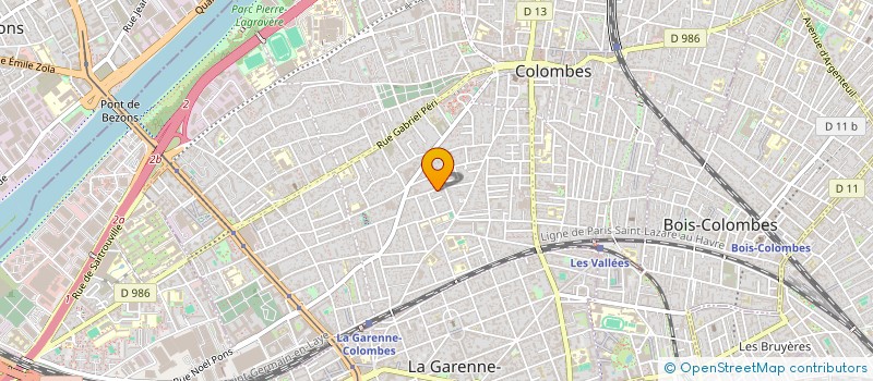 localisation de l'entreprise SCI JABLOU  COLOMBES