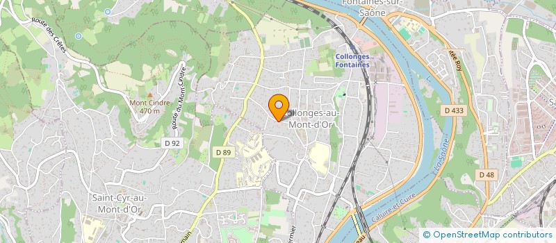 localisation de l'entreprise SCI JABOULAY  COLLONGES-AU-MONT-D'OR