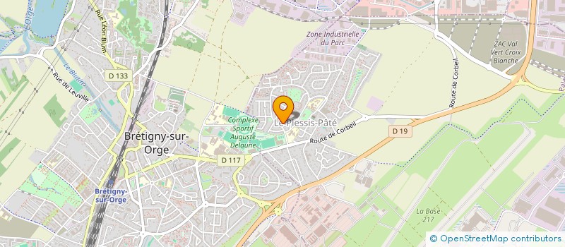 localisation de l'entreprise SCI JABRIEL  LE PLESSIS-PATE