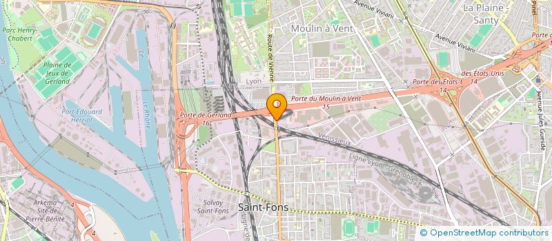 localisation de l'entreprise SCI JABS  VENISSIEUX