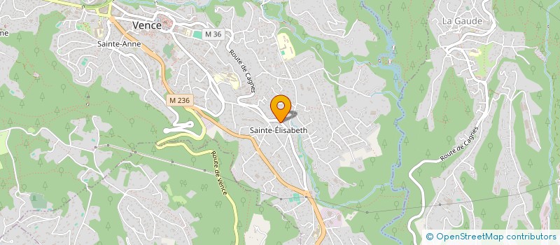 localisation de l'entreprise SCI JAC 06  VENCE