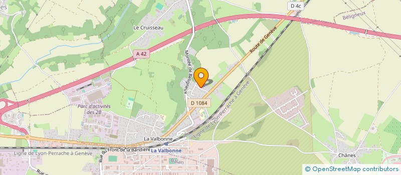 localisation de l'entreprise SCI JAC à BELIGNEUX