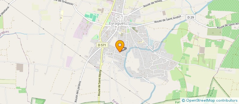 localisation de l'entreprise SCI JAC  EYRAGUES