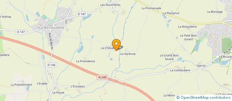 localisation de l'entreprise SCI JAC à SEVREMOINE