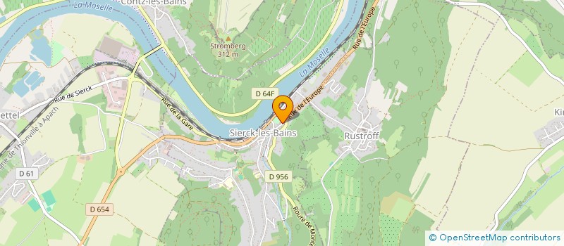 localisation de l'entreprise SCI JAC  SIERCK-LES-BAINS