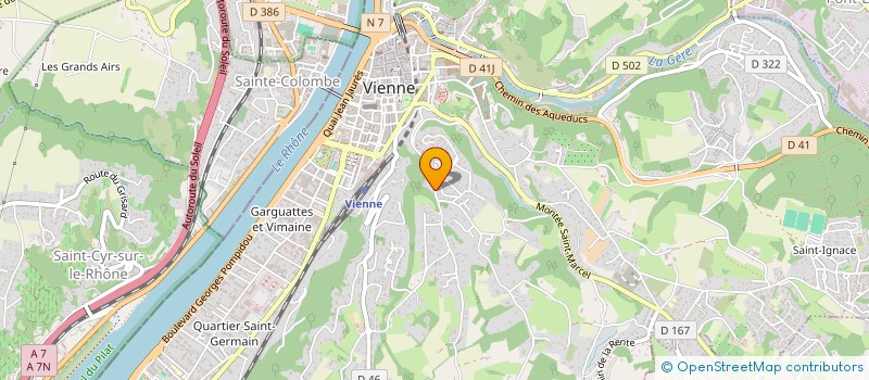 localisation de l'entreprise SCI JAC  VIENNE