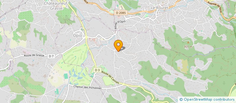 localisation de l'entreprise SCI JAC à OPIO