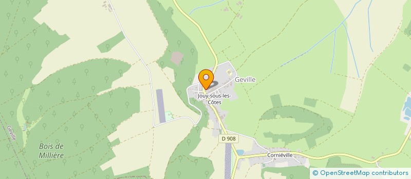 localisation de l'entreprise SCI JAC  GEVILLE