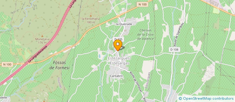 localisation de l'entreprise SCI JAC  ESTEZARGUES