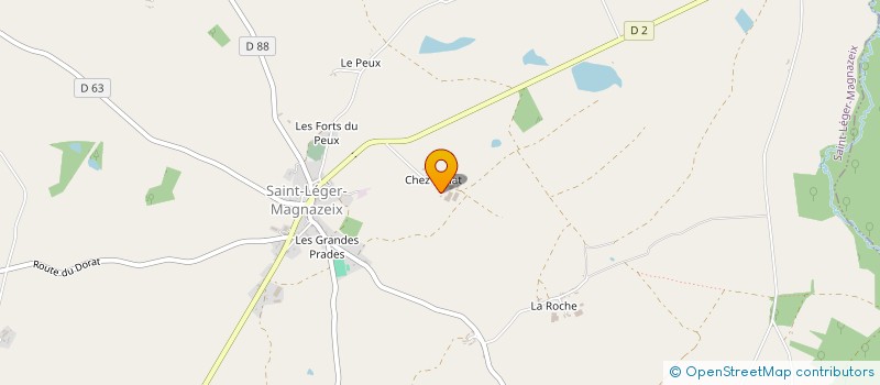 localisation de l'entreprise SCI JAC à SAINT-LEGER-MAGNAZEIX