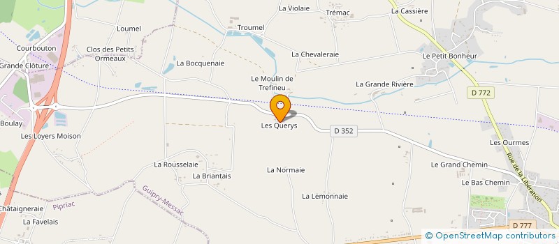 localisation de l'entreprise SCI JAC.L  GUIPRY-MESSAC