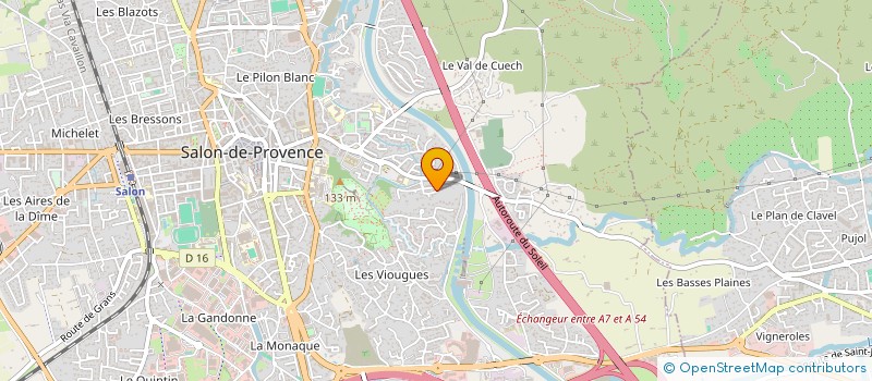 localisation de l'entreprise SCI JAC REPUBLIQUE  SALON-DE-PROVENCE