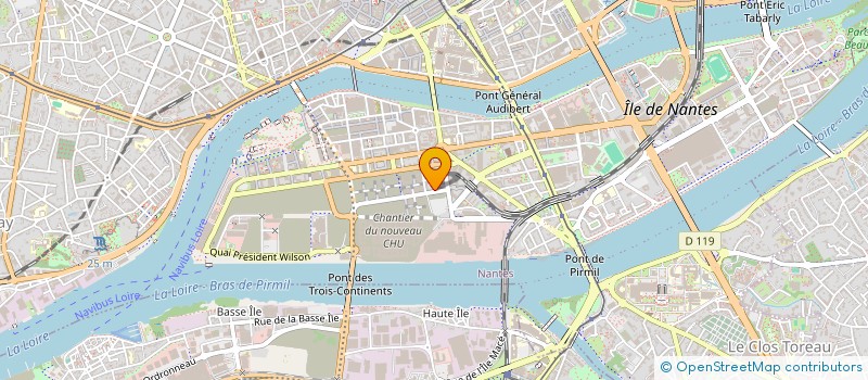 localisation de l'entreprise SCI JAC3G à NANTES