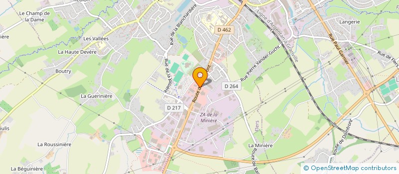 localisation de l'entreprise SCI JACA à FLERS