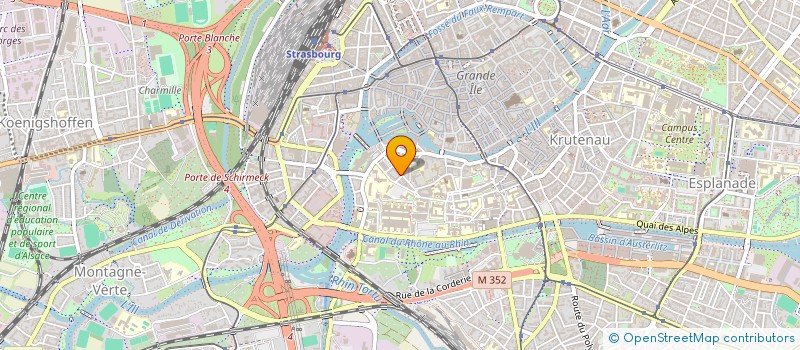 localisation de l'entreprise SCI JACA  STRASBOURG