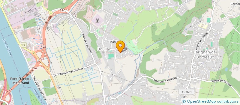 localisation de l'entreprise SCI JACA  BOULIAC