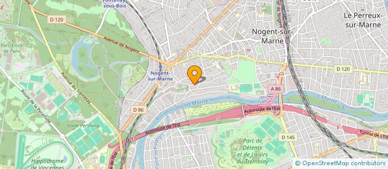 localisation de l'entreprise SCI JACA  NOGENT-SUR-MARNE