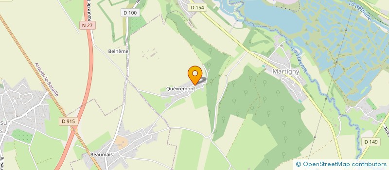 localisation de l'entreprise SCI JACA  MARTIGNY