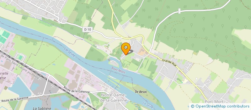 localisation de l'entreprise SCI JACA  PORT-MORT