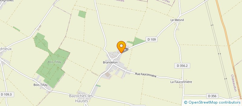 localisation de l'entreprise SCI JACADY à BAZOCHES-LES-HAUTES