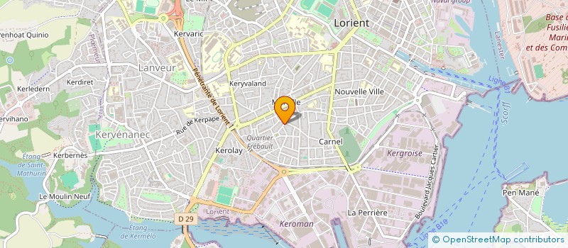 localisation de l'entreprise SCI JACAILLERIES  LARMOR-PLAGE