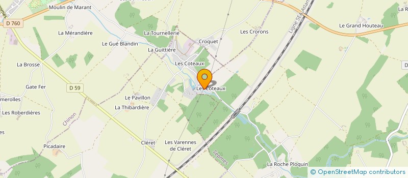 localisation de l'entreprise SCI JACAL  SEPMES