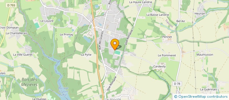 localisation de l'entreprise SCI JACALLAC  LE HINGLE