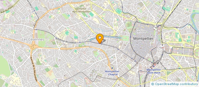 localisation de l'entreprise SCI JACALU à MONTPELLIER