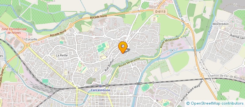localisation de l'entreprise SCI JACAM à CARCASSONNE