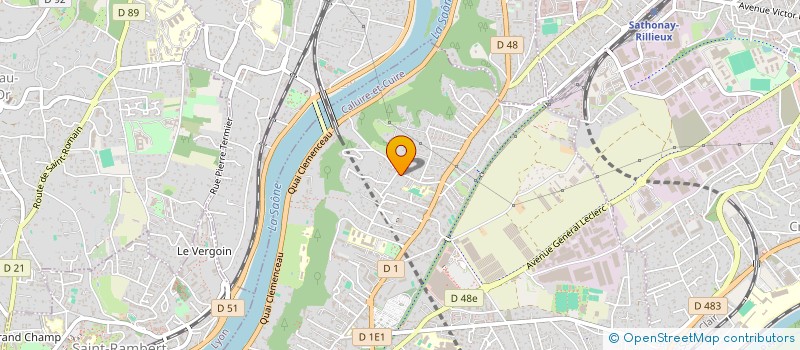 localisation de l'entreprise SCI JACAO  CALUIRE-ET-CUIRE