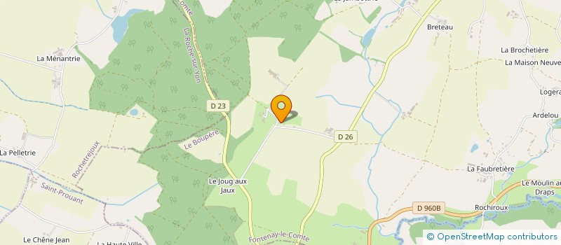 localisation de l'entreprise SCI JACAR  LE BOUPERE