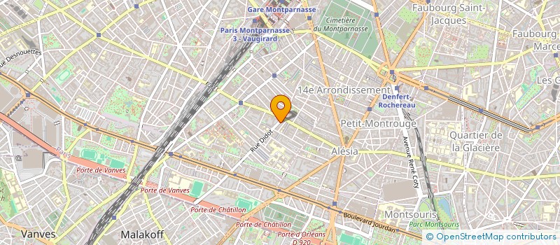 localisation de l'entreprise SCI JACARANDA  PARIS