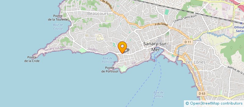 localisation de l'entreprise SCI JACARANDA à SANARY-SUR-MER